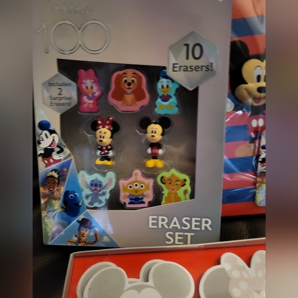 Disney 100th Anniversary Kids 2023 Four Piece Stationary Set.  Brand New. - Picture 2 of 6
